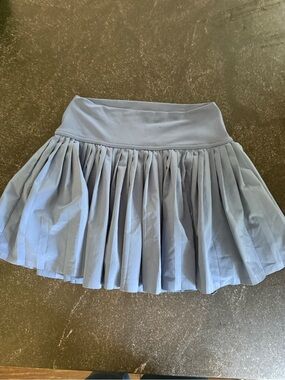 aerie Pleated Mini Skirt in Light Blue